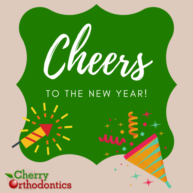 Cheers to the New Year from Cherry Orthodontics